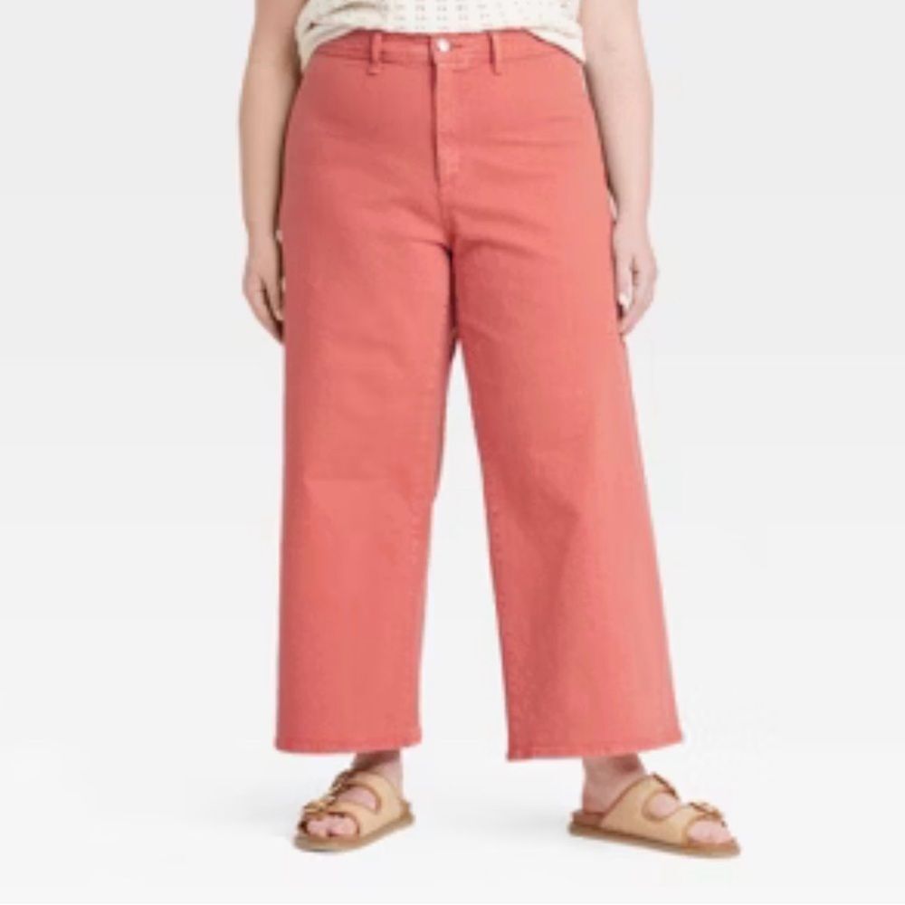 Universal Thread High Rise Sailor Wide Leg Jeans Size 12 - Picture 1 of 5